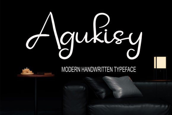 Agukisy: A Handwritten Font for Modern Creativity and Professional Use