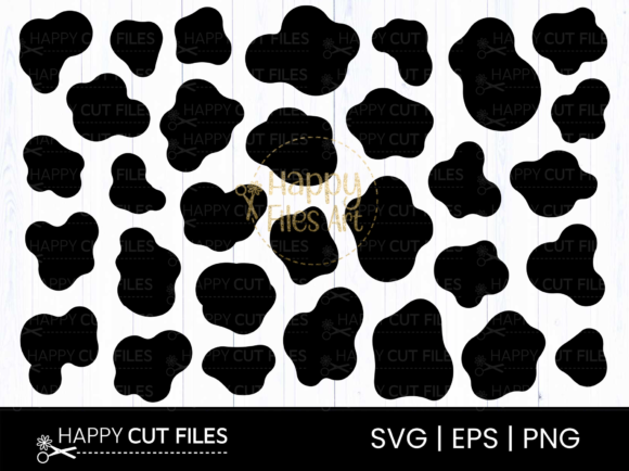 Cow Print Skin Seamless Patterns SVG: A Versatile Digital Asset for Creators and Designers