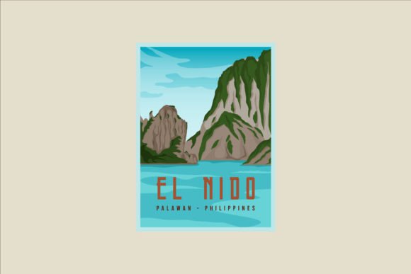 El Nido Palawan Beach Poster Design: A Versatile Tool for Creative and Business Applications