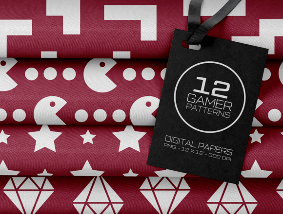 Garnet Red Gamer Digital Papers: A Versatile Resource for Creative Projects