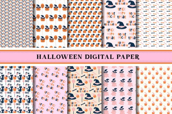 Halloween Boo Digital Paper Pattern: A Versatile Asset for Creative Projects