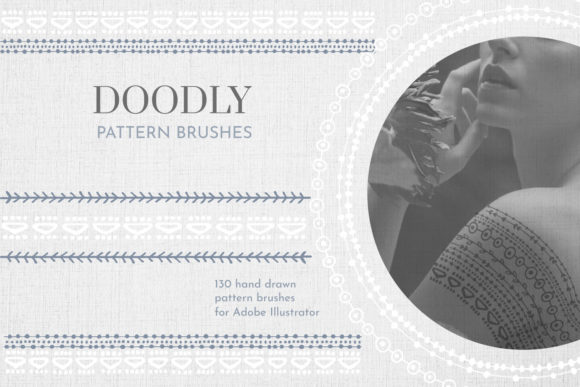 Hand Drawn Seamless Vector Brushes: A Versatile Tool for Creative Designers