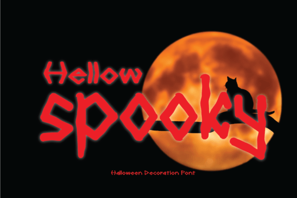 Hellow Spooky: A Spooky Font for Halloween-Themed Designs