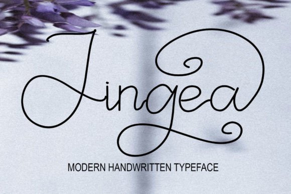 Jingea: A Simple, Stylish Script Font for Modern Design Needs