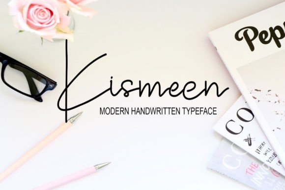 Kismeen: A Handwritten Font with Modern Versatility