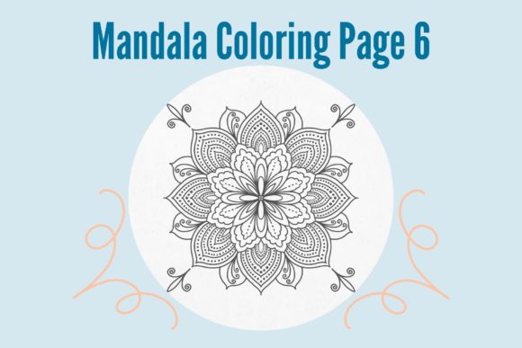 Mandala Coloring Page 6: A Versatile Tool for Creativity and Business