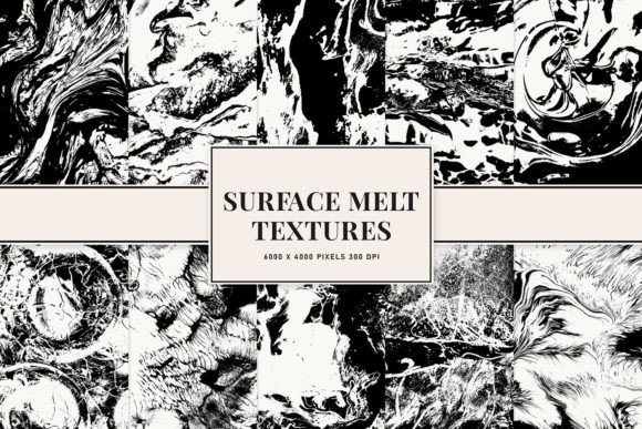 Surface Melt Textures: Elevate Your Digital Creations with High-Resolution Artistry