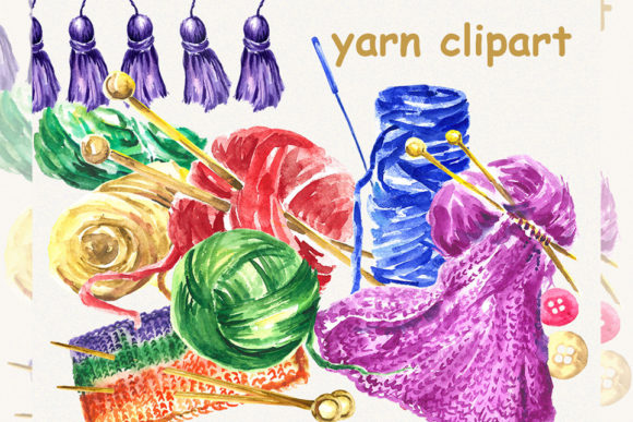 Yarn Clipart, Thread Clipart, and Sewing: A Creative Resource for Modern Projects